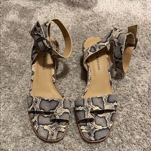 Lucky Brand Snake Print Sandals